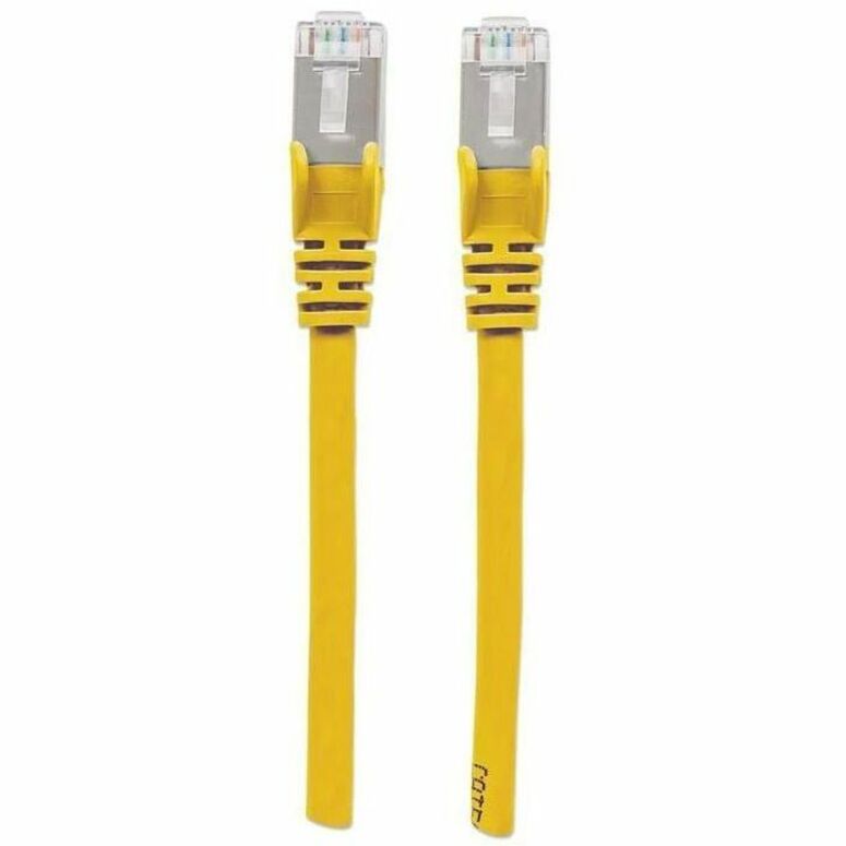 CAT6A S/FTP NETWORK PATCH CABLE, 1 FT., YELLOW - Thumbnail 2
