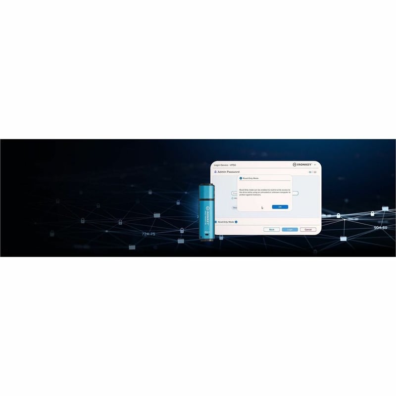 256GB IRONKEY VAULT PRIVACY 50 AES-256 ENCRYPTED FIPS 197 - Thumbnail 3