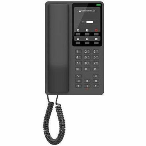 Grandstream GHP621 IP Phone - Corded - Corded/Cordless - Wi-Fi - Desktop, Wall Mountable - Black - Thumbnail 1