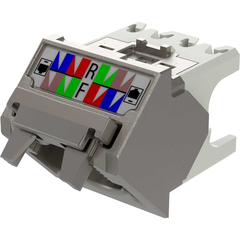 PanNet 45° Angled Wire Cap for Cat 6 Shielded TG Jack - Thumbnail 3