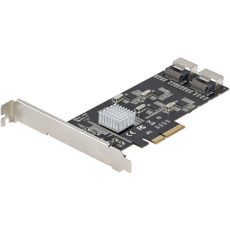 StarTech.com 8 Port SATA PCIe Card, PCI Express 6Gbps SATA Expansion Card with 4 Controllers, PCI-e x4 Gen 2 to SATA III Adapter Card - Thumbnail 1