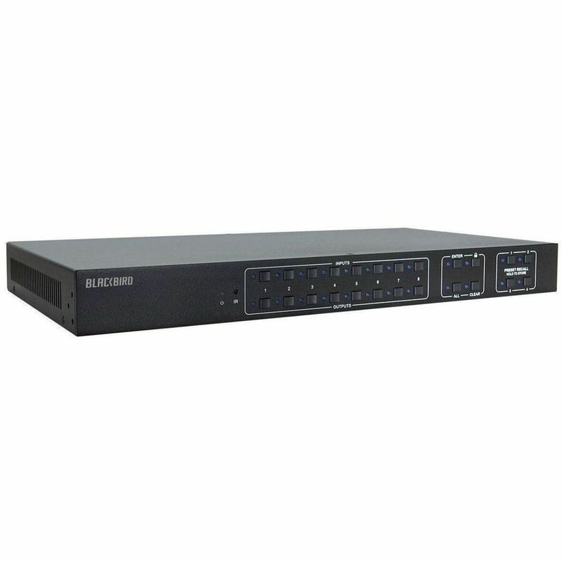 MONOPRICE BLACKBIRD 4K 8X8 HDMI MATRIX SWITCH WITH HDMI 2.0 SUPPORT_ HDR_ 18GBPS - Thumbnail 5