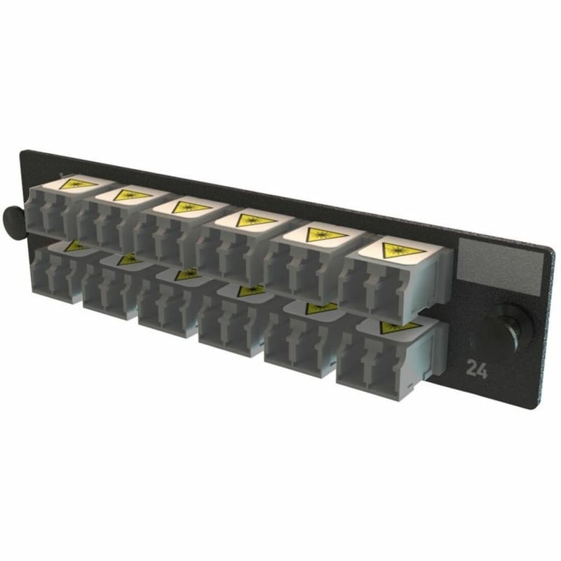 ADPT PANEL OFP 12 KEYED LC DX 24F GRAY MOQ 1