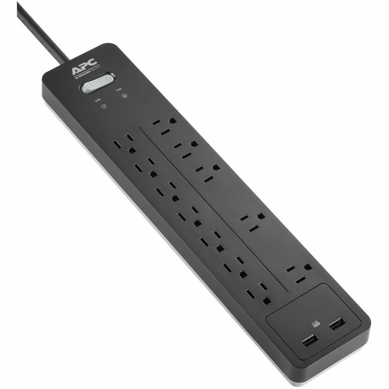 APC by Schneider Electric SurgeArrest Home/Office 12-Outlet Surge Suppressor/Protector - Thumbnail 1