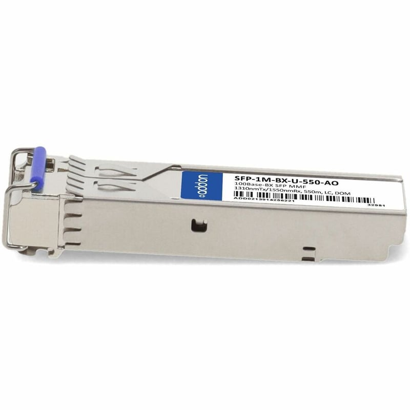 ADDON MSA AND TAA COMPLIANT 100BASE-BX SFP TRANSCEIVER (MMF, 1310NMTX/1550NMRX - Thumbnail 2