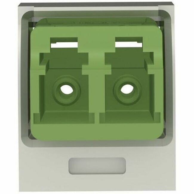 DUPLEX LC FIBER ADAPTER (APC GR