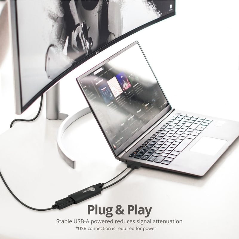 SIIG HDMI to DisplayPort 1.2 4K 60Hz Converter Adapter - Thumbnail 5