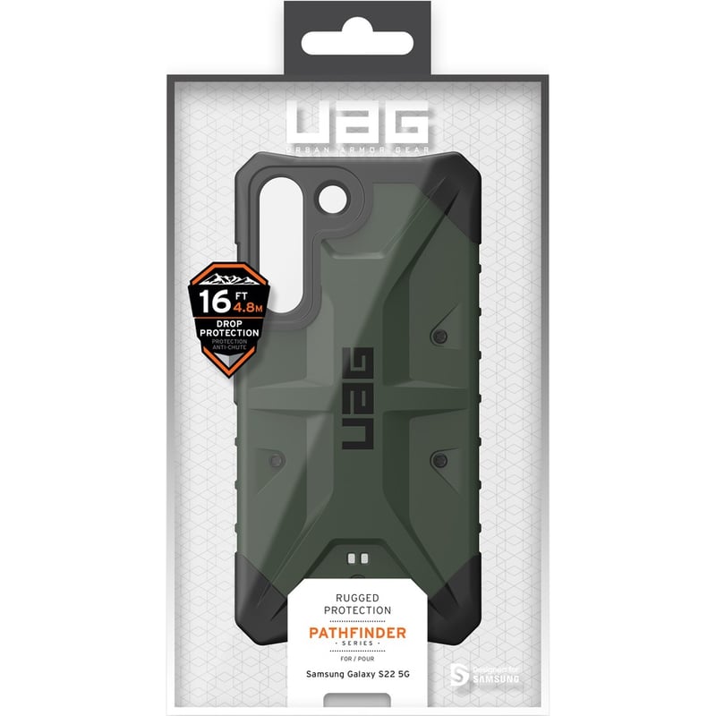 Urban Armor Gear Pathfinder Series Galaxy S22 5G Case - Olive Drab - Thumbnail 4