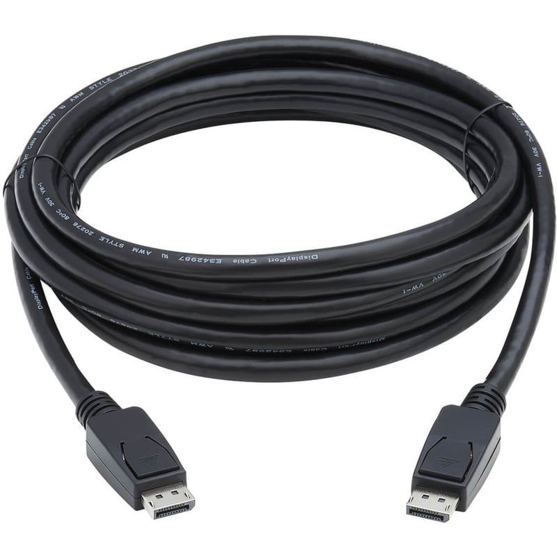 Eaton Tripp Lite Series DisplayPort 1.4 Cable with Latching Connectors, 8K (M/M), Black, 15 ft. (4.57m) - Thumbnail 2