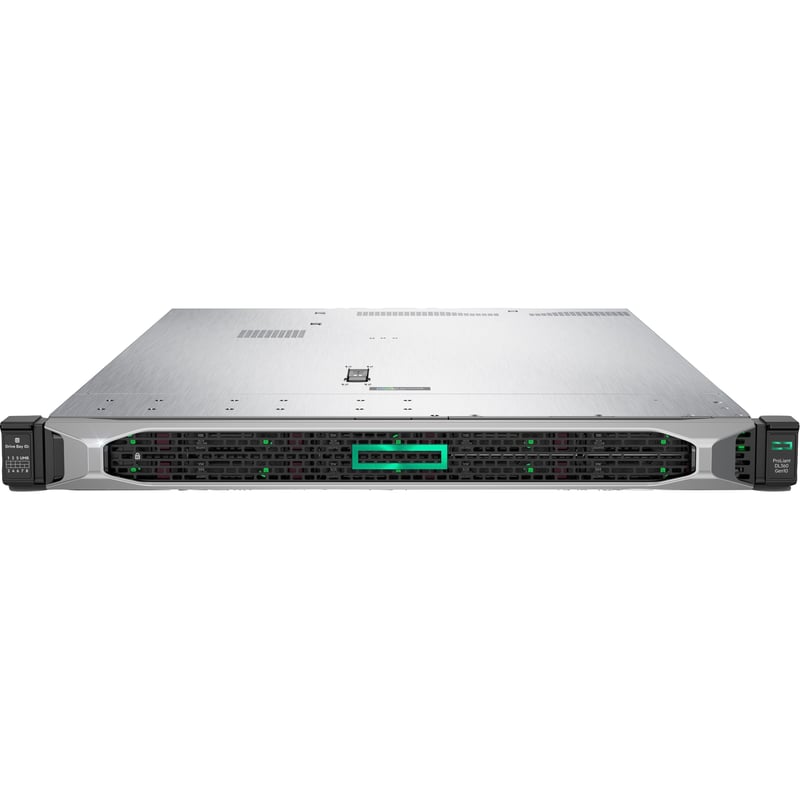 HP DL360 G10 1U SILVER 4210R 32GB RAM 12GB/S SAS 1X800 W - Thumbnail 1