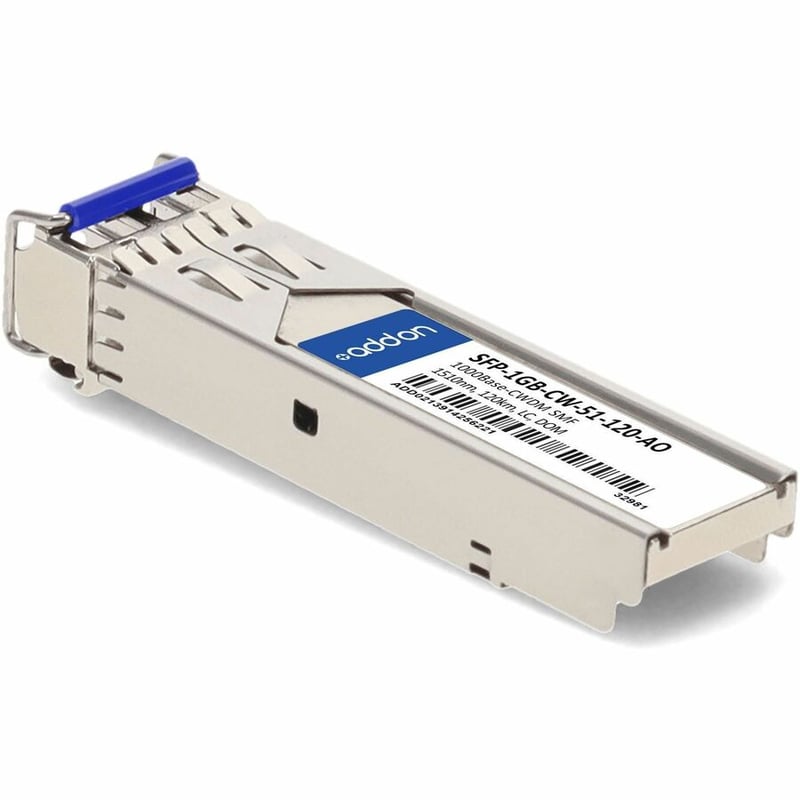 AddOn MSA and TAA 1000Base-CWDM SFP Transceiver (SMF, 1510nm, 120km, LC, DOM) - Thumbnail 3