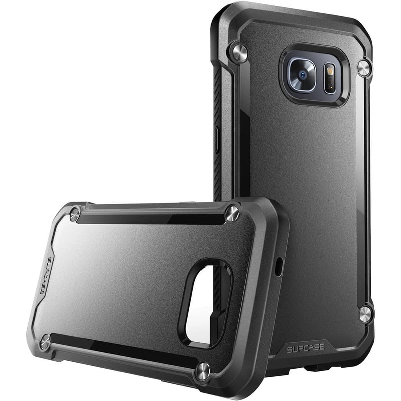 SUPCASE SAMSUNG GALAXY S7 UNICORN BEETLE SERIES HYBRID PROTECTIVE CASE - BLACK - Thumbnail 1