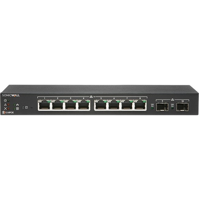 SonicWall SWS12-8POE Ethernet Switch