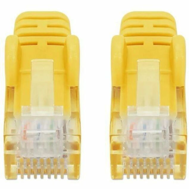 CAT6 U/UTP SLIM NETWORK PATCH CABLE, 14 FT., YELLOW - Thumbnail 2