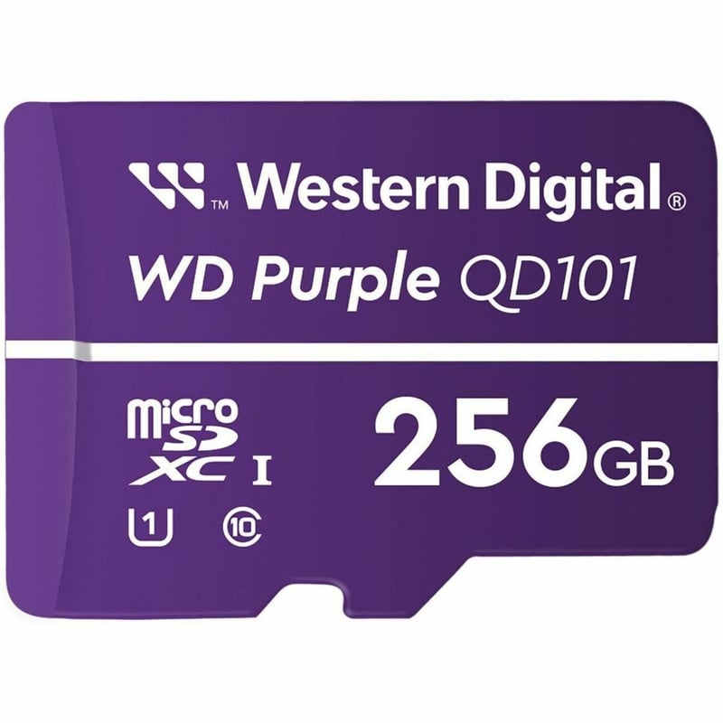 256GB WD PURPLE SC QD101 MICROSD CARD - Thumbnail 1