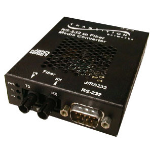 Transition Networks Just Convert-IT RS232 Copper to Fiber Stand-Alone Media Converter - Thumbnail 1