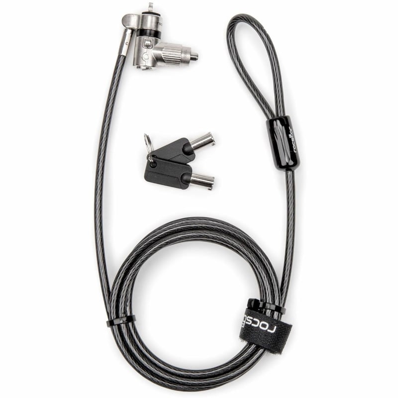 Rocstor Universal Switchable Built-in 3-IN-1 Keyed Security Laptop Lock - Thumbnail 1