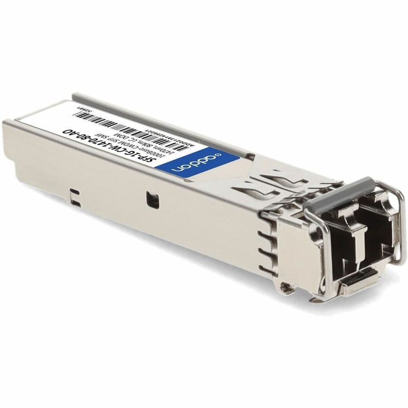 AddOn Arista Networks&reg; SFP-1G-CW-1470-80 Compatible TAA 1000Base-CWDM SFP Transceiver (SMF, 1470nm, 80km, LC, DOM)
