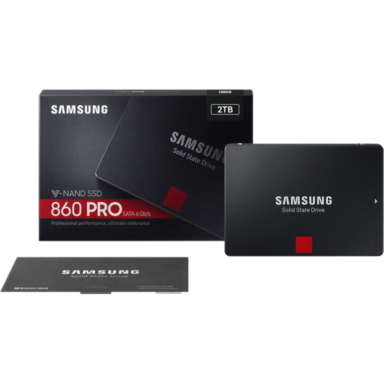 Samsung 860 PRO MZ-76P2T0BW 2 TB Solid State Drive - 2.5" Internal - SATA (SATA/600) - Thumbnail 4