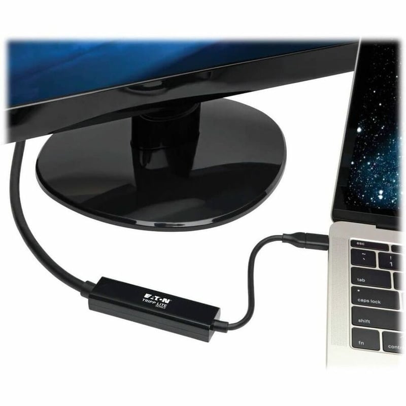 Tripp Lite by Eaton USB C to DisplayPort Adapter Converter Cable, 4K @ 60Hz, Thunderbolt 3, 6ft 6' USB Type C, USB-C, USB Type-C - Thumbnail 2
