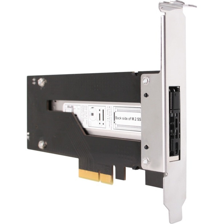 Icy Dock ToughArmor MB840M2P-B Drive Bay Adapter M.2, PCI Express NVMe - PCI Express 3.0 x4 Host Interface - Black, Silver - Thumbnail 4