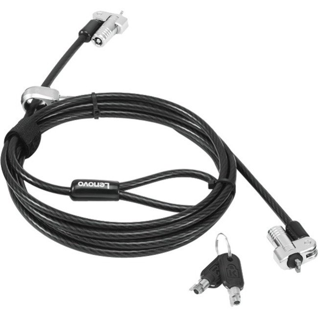 Lenovo NanoSaver Twin Head Cable Lock - Thumbnail 1