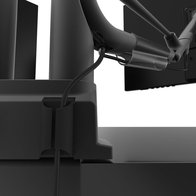 Kanto DMS2000 Desk Mount for Monitor - Black - Thumbnail 5