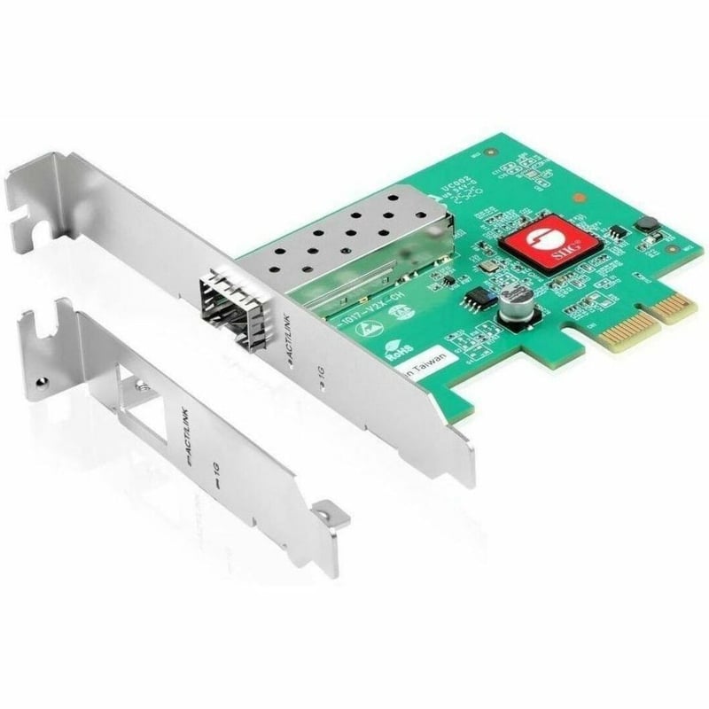 SINGLE PORT 1G SFP ETHERNET NETWORK PCIE CARD - 1GBPS - TAA COM - Thumbnail 1