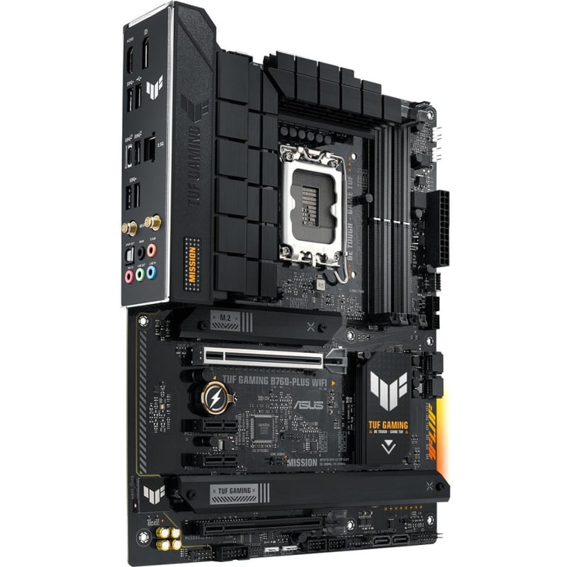 TUF GAMING B760-PLUS WIFI Gaming Desktop Motherboard - Intel B760 Chipset - Socket LGA-1700 - ATX - Thumbnail 1