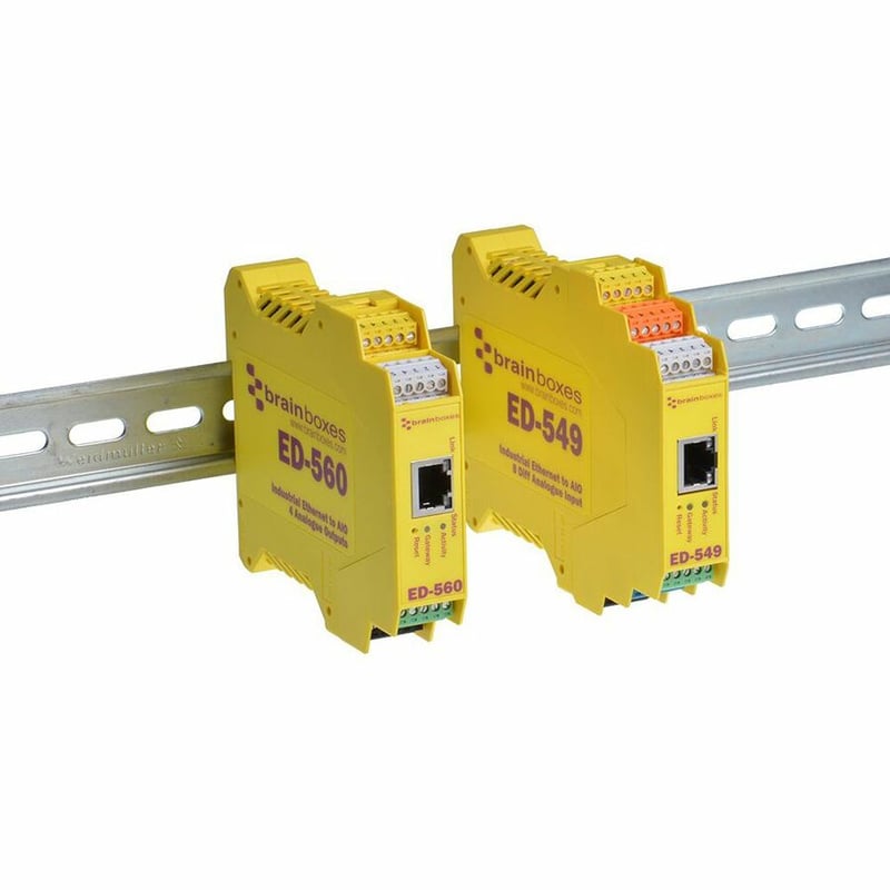 Brainboxes ED-549 Ethernet to Analogue I/O X20 Multipack - Thumbnail 2
