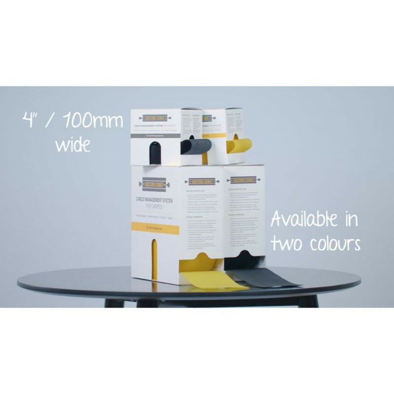 SECURECORD CABLE MANAGEMENT FOR CARPETS - YELLOW - NYLON - Thumbnail 4