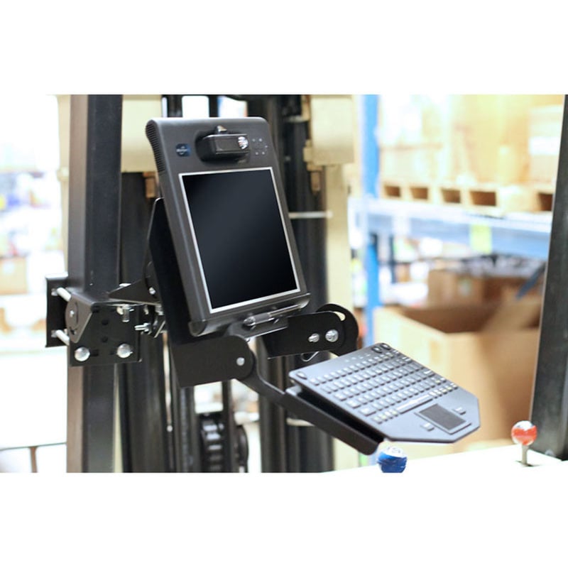 Gamber-Johnson Vehicle Mount for Keyboard, Tablet - Black Powder Coat - Thumbnail 2