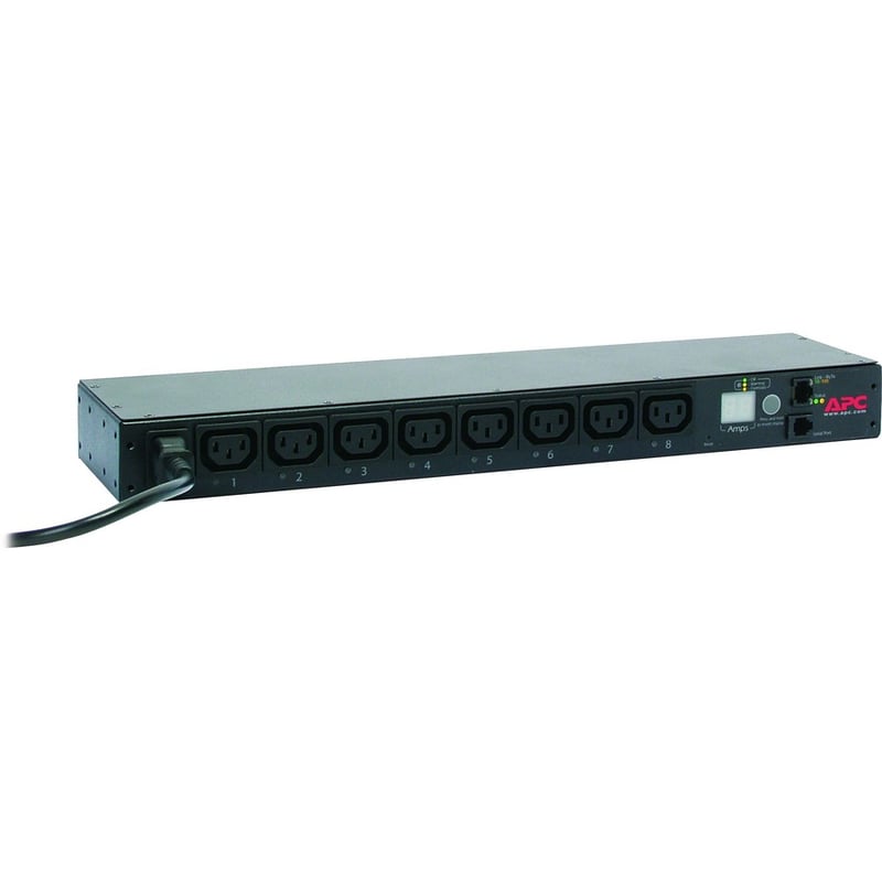 APC by Schneider Electric Rack PDU, Switched, 1U, 12A/208V, 10A/230V, (8)C13 - Thumbnail 4