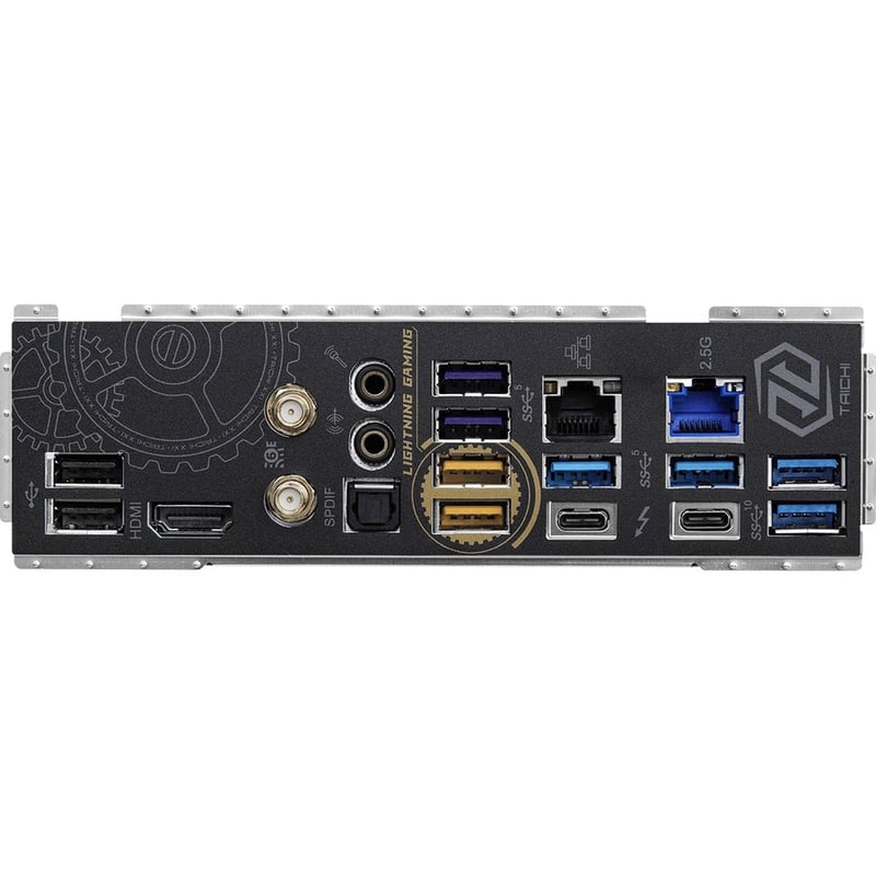 2 PCIE 5.0 X16, 5 M.2 SLOTS, 2.5GB LAN, WIFI 6E, HDMI 2.1 PORT, 5.1 AUDIO ALC408