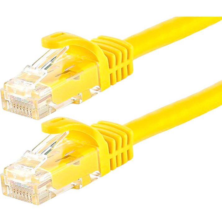 CAT6 ETHERNET PATCH CABLE, 10FT YELLOW - Thumbnail 2