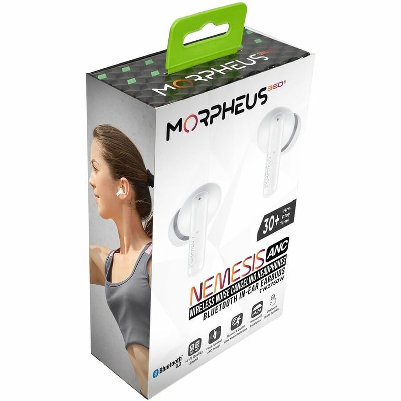 MORPHEUS 360 NEMESIS WIRELESS NOISE CANCELLING EARBUDS BLUETOOTH HEADPHONES WITH - Thumbnail 4