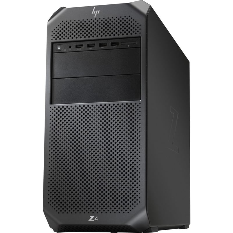 HP Z4 G4 Workstation - 1 x Intel Xeon W-2104 - 16 GB - Mini-tower - Black - Thumbnail 1