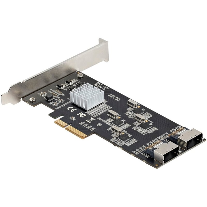 StarTech.com 8 Port SATA PCIe Card, PCI Express 6Gbps SATA Expansion Card with 4 Controllers, PCI-e x4 Gen 2 to SATA III Adapter Card - Thumbnail 5