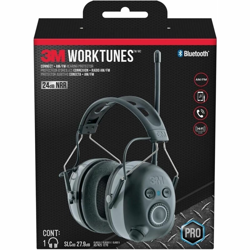 WORKTUNES CONNECT + AM/FM HEARING PROT W BLUETOOTH TECHNOLOGY - Thumbnail 2
