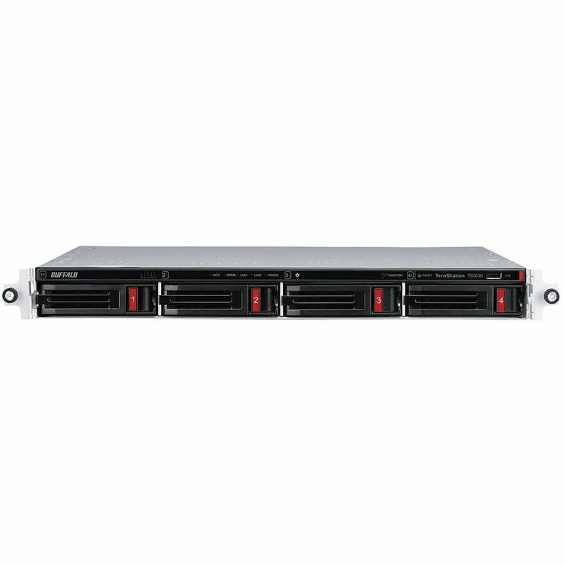 TERASTATION 3430RN 1U RM 4TB 4BAY 2X2TB NAS HD RAID ISCSI 2.5GBE - Thumbnail 2