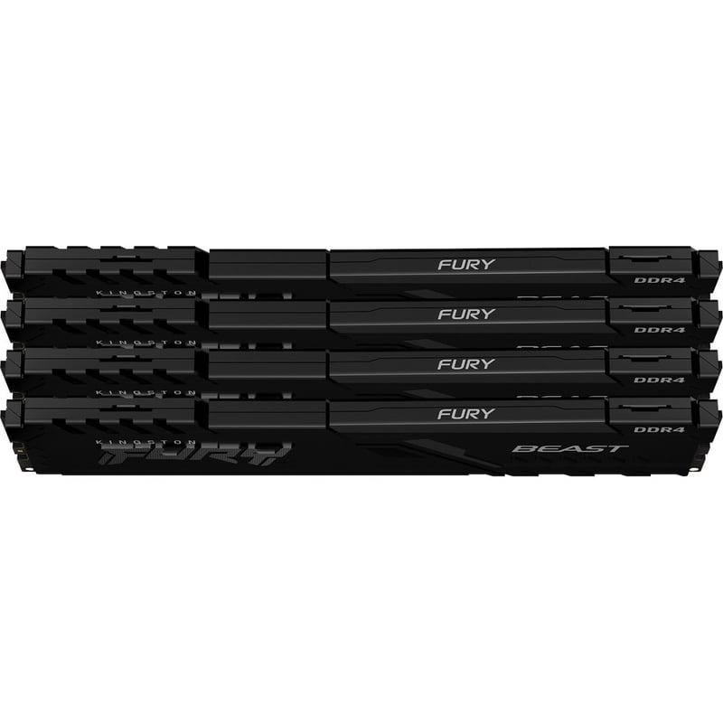 Kingston FURY Beast 64GB (4 x 16GB) DDR4 SDRAM Memory Kit - Thumbnail 2