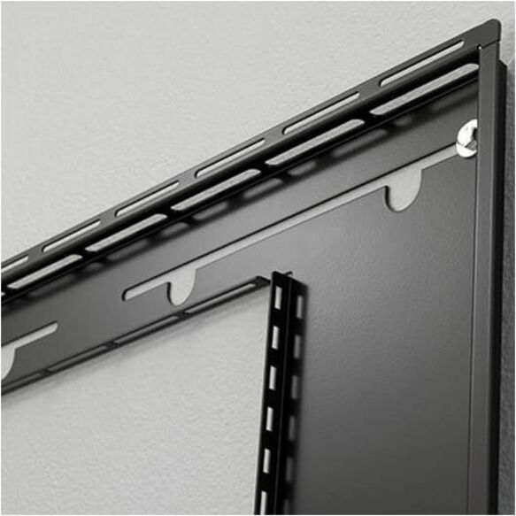 Chief Impact 50 Inch On-Wall Kiosk with Protective Glass - Portrait Orientation - Black - Thumbnail 5