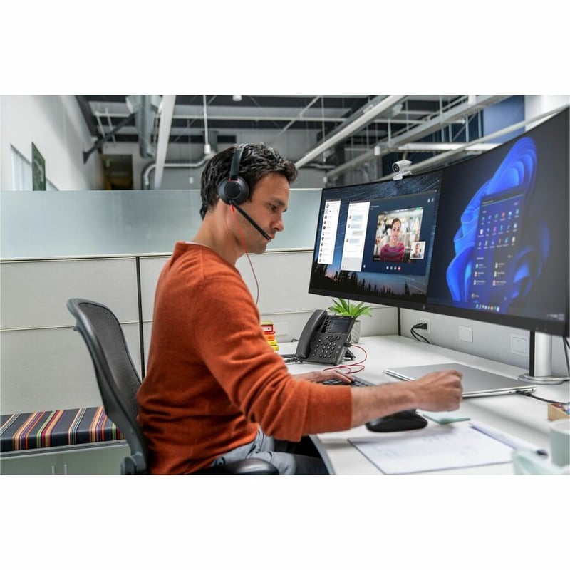 KIT POLY BLACKWIRE C5220 HEADSE STEREO - USB-C USB-A - WIRED - Thumbnail 2