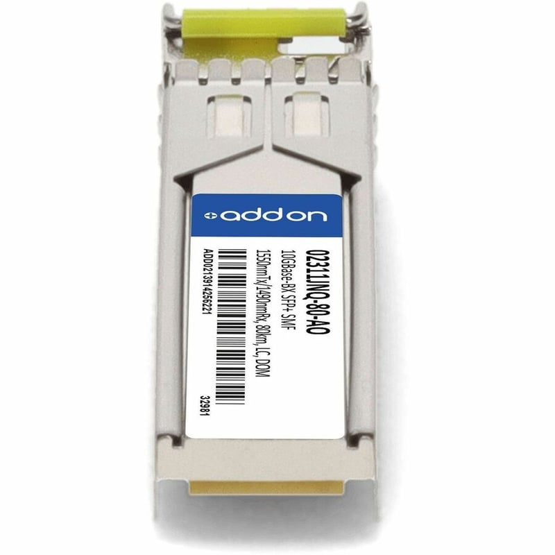 AddOn Huawei® 02311JNQ-80 Compatible TAA 10GBase-BX SFP+ Transceiver (SMF, 1550nmTx/1490nmRx, 80km, LC, DOM) - Thumbnail 4