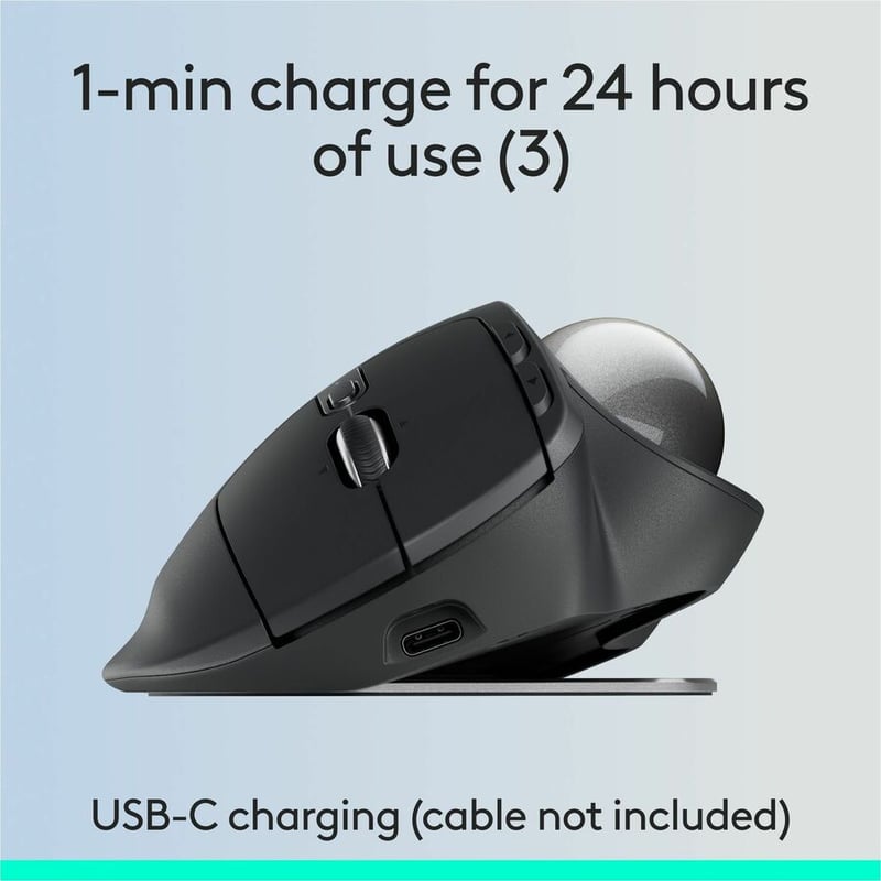 MX ERGO S PLUS MOUSE GRAPHITE - Thumbnail 4