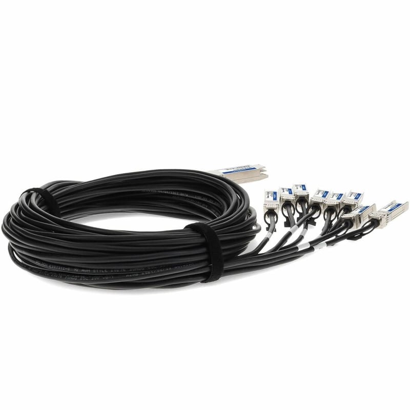 AddOn Arista Networks® CAB-O-8S-200G-1M Compatible TAA Compliant 200GBase-CU OSFP to 8xSFP28 Direct Attach Cable (Passive Twinax, 1m) - Thumbnail 5