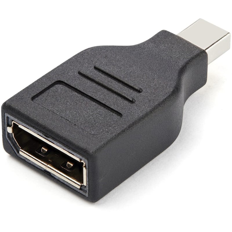 StarTech.com Compact Mini DisplayPort to DisplayPort Adapter, 4K x 2K Video, UHD Mini DP to DP Converter, mDP to DP 1.2 Adapter, M/F - Thumbnail 2