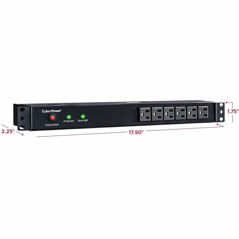 CyberPower RKBS15S6F8R Rackbar 14 - Outlet Surge with 3600 J - Thumbnail 3