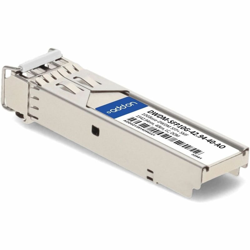 AddOn Cisco® DWDM-SFP10G-42.94 Compatible TAA 10GBase-DWDM SFP+ Transceiver C-Band 100GHz (SMF, 1542.94nm, 40km, LC, DOM) - Thumbnail 3