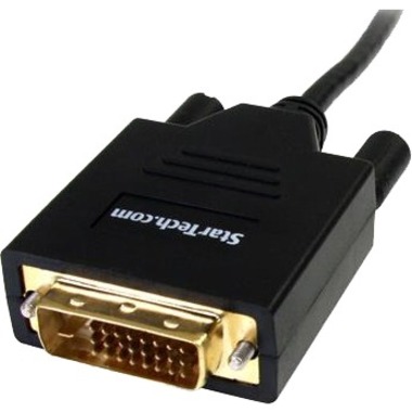 StarTech.com 6ft Mini DisplayPort to DVI Cable, Mini DP to DVI-D Adapter/Converter Cable, 1080p Video, mDP 1.2 to DVI Monitor/Display - Thumbnail 4